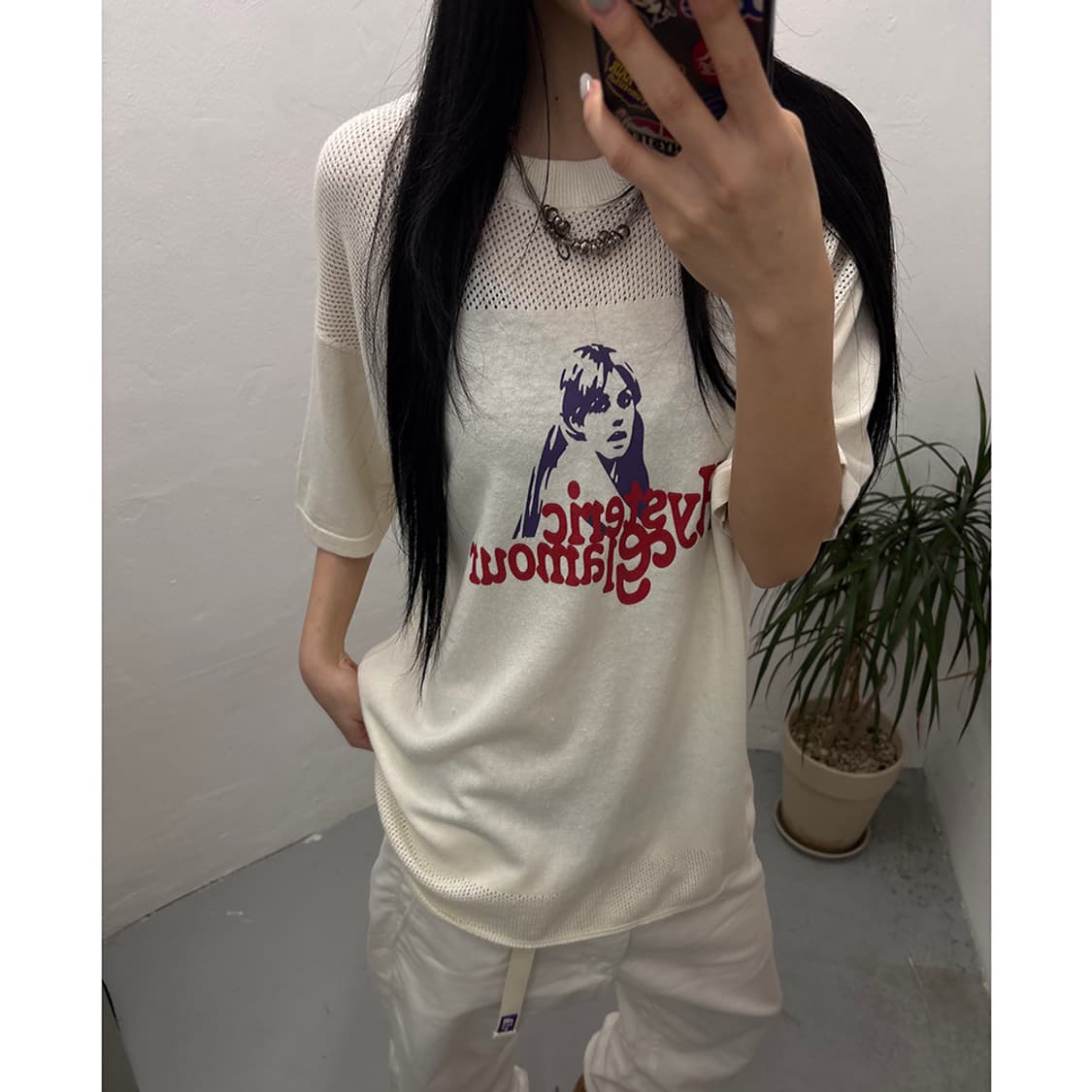 HYSTERIC GLAMOUR Script Woman Pullover 상품이미지3