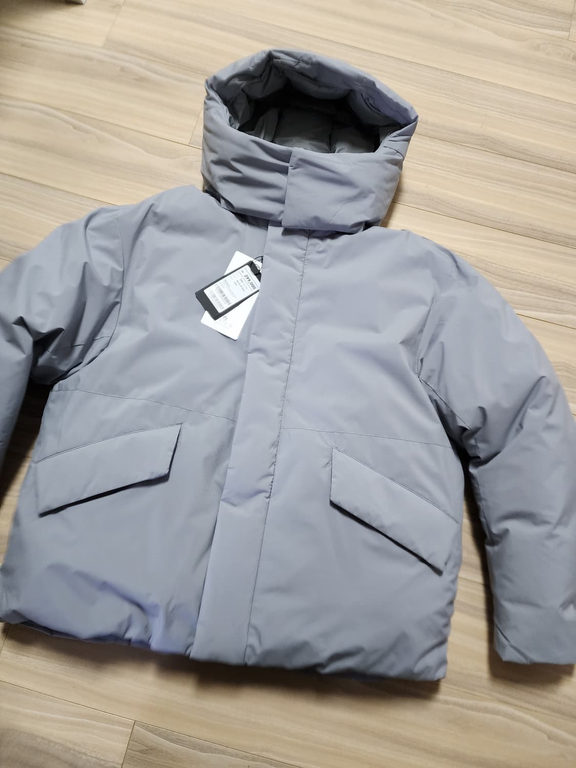 지오지아앤드지덕다운패딩점퍼100그레이 상품이미지1