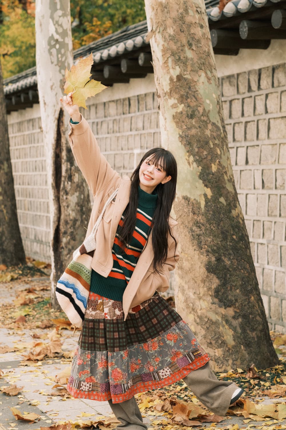 무지개 빈티지 착장 상품이미지1