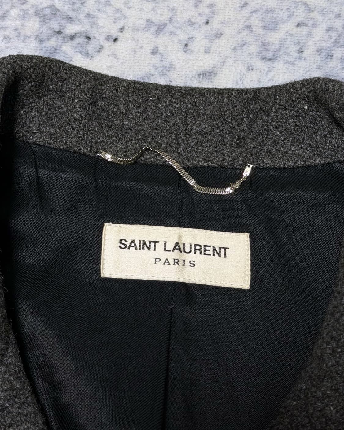 생로랑 14fw 지브라 테디 바시티 자켓 46 상품이미지5