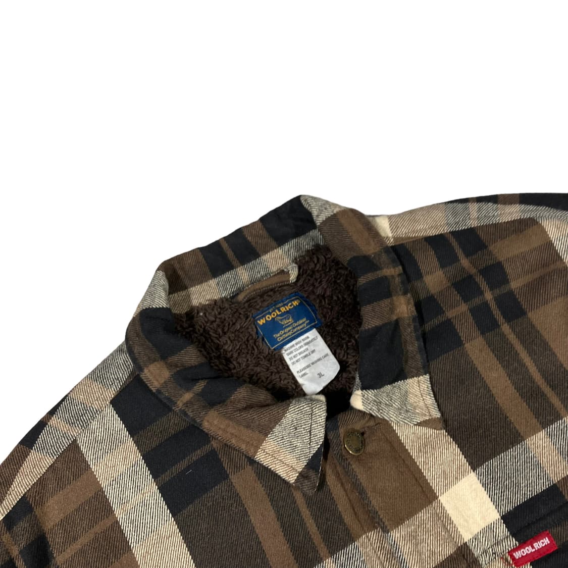 90s 울리치 헤비울 플란넬 체크 셔츠 상품이미지4