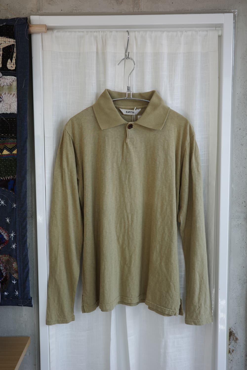 Kapital 캐피탈 폴로 롱 슬리브 티셔츠 상품이미지1