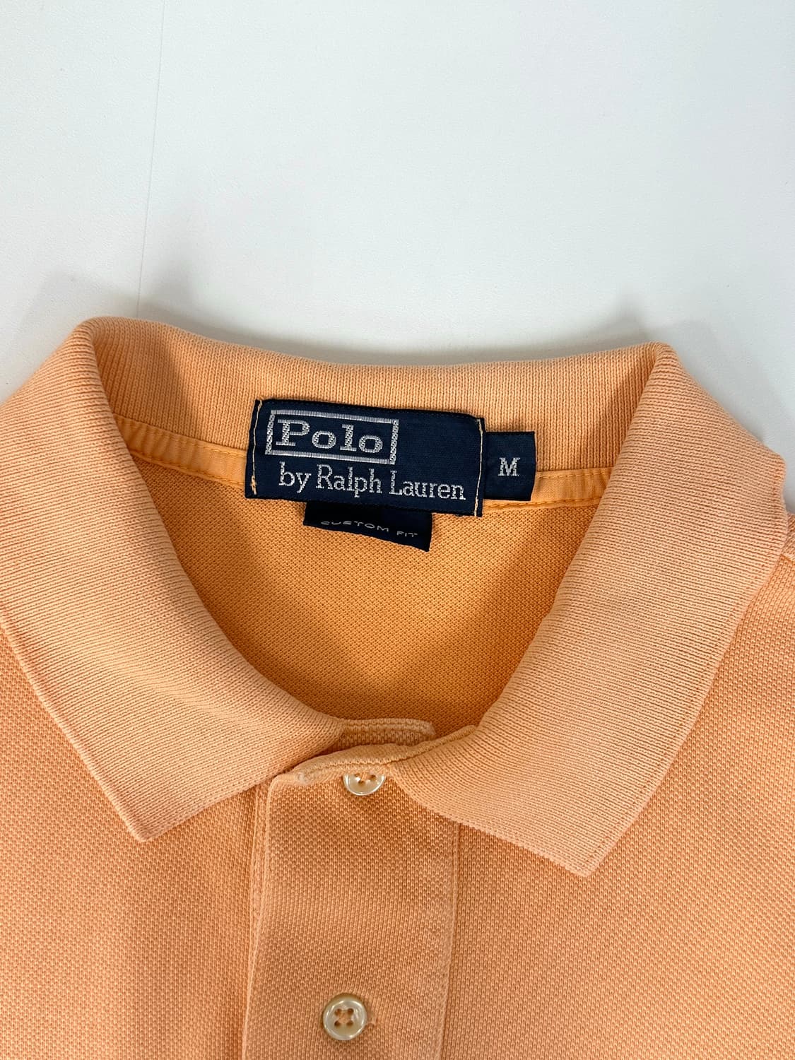 Polo  폴로 빅포니 오렌지 그라데이션 카라티 반팔 M 상품이미지4