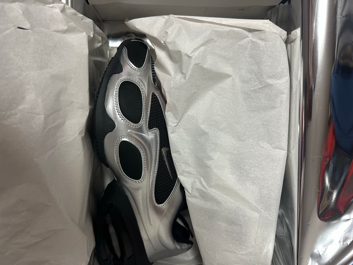 (W) 나이키 에어맥스 뮤즈 블랙 앤 메탈릭 실버 상품이미지2