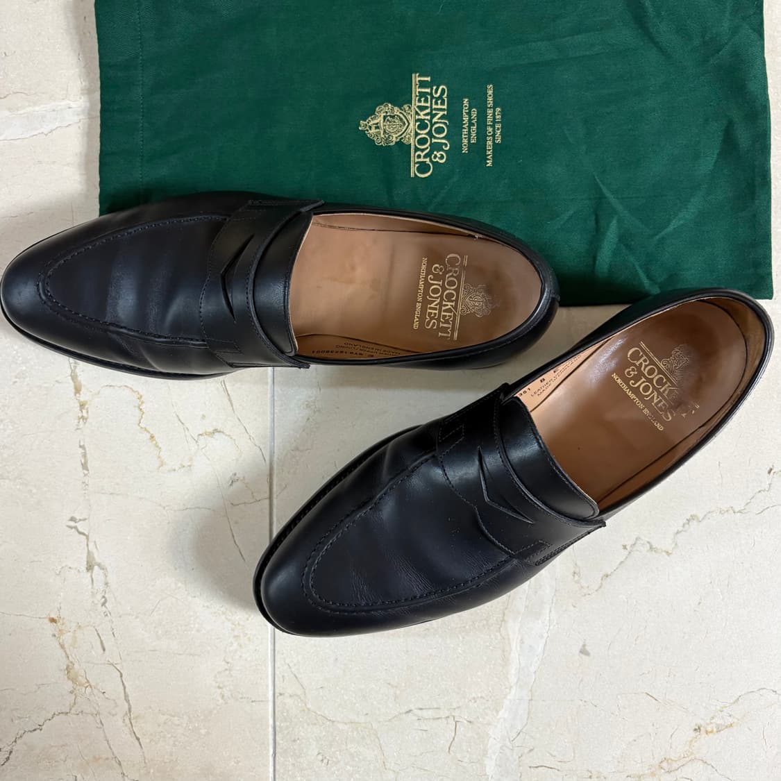 Crockett & Jones SYDNEY Leather Loafers  상품이미지2