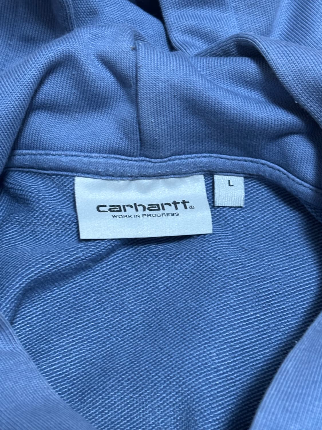 칼하트 wip 후드티 L 블루 상품이미지5