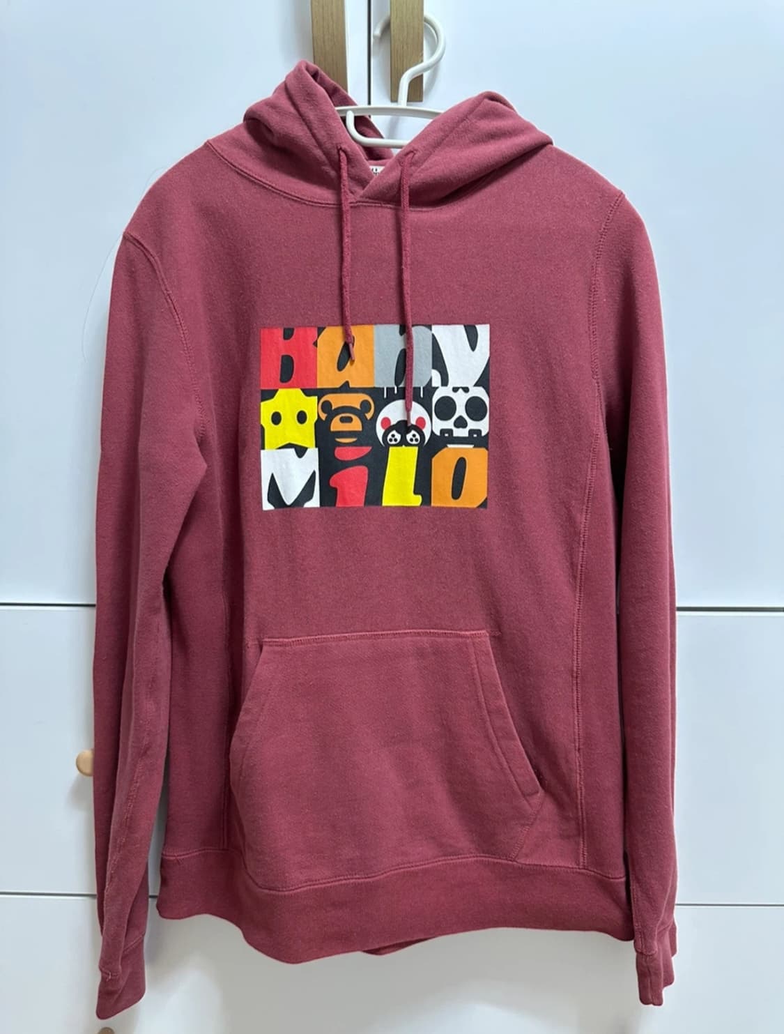 베이프 마일로 후드티 S 상품이미지1