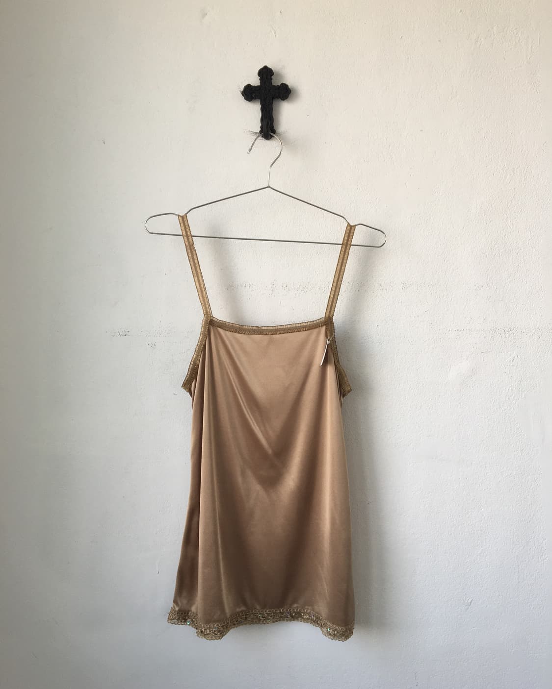 Lace trimming slip sleeveless 상품이미지2