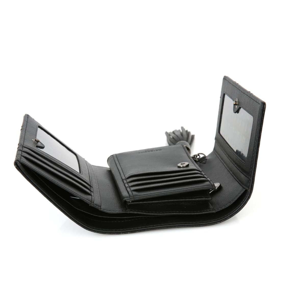 메트로시티 여성 지갑 아나콘다 3단 중지갑 블랙 M253WC7311Z 상품이미지6