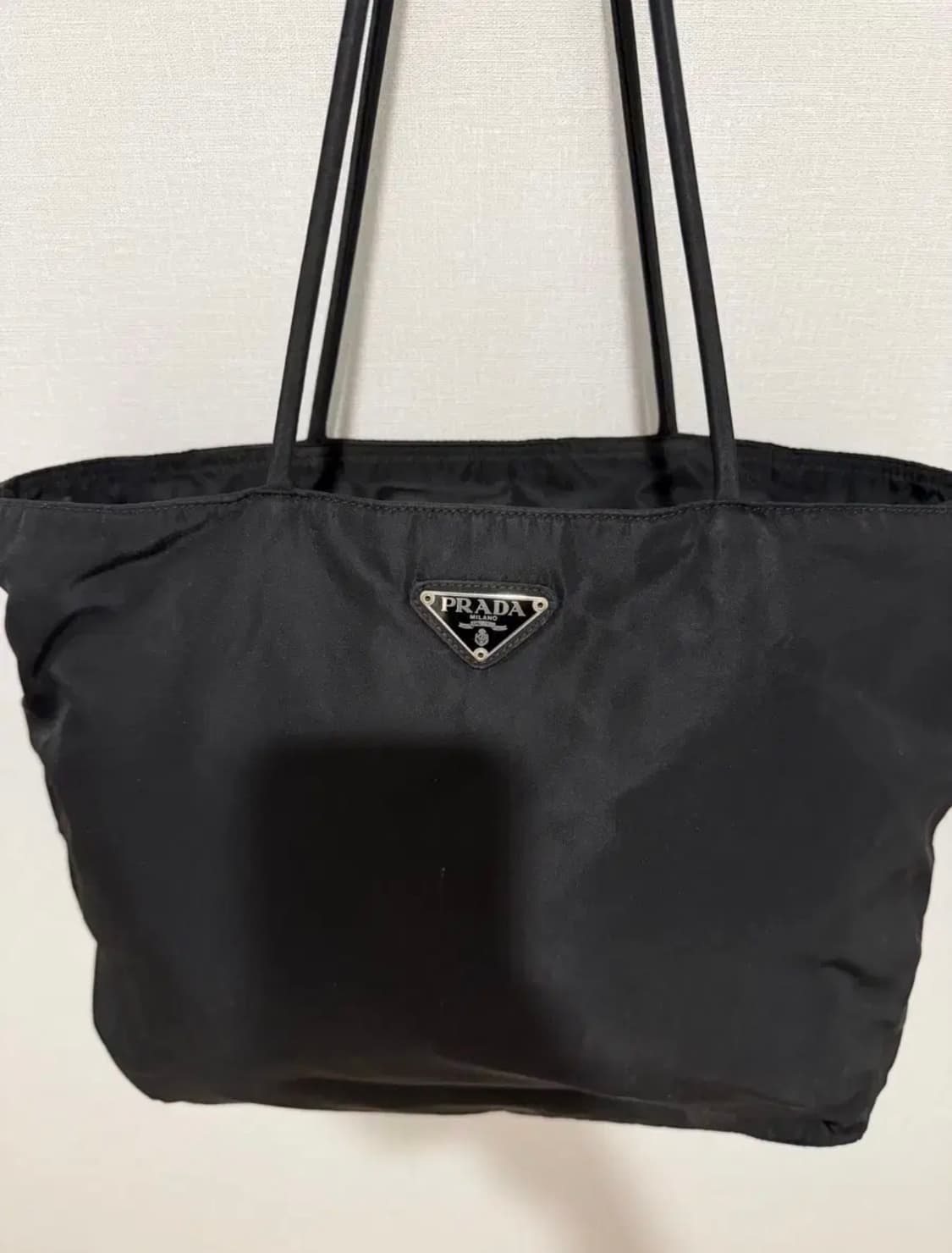 정품 프라다 포코노 나일론 블랙 토트백 숄더백 상품이미지4