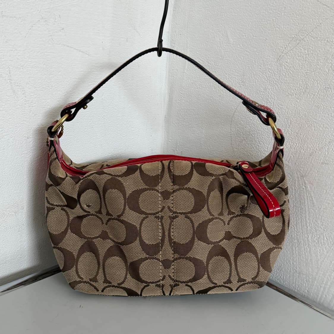 Coach signature flower mini bag 상품이미지3