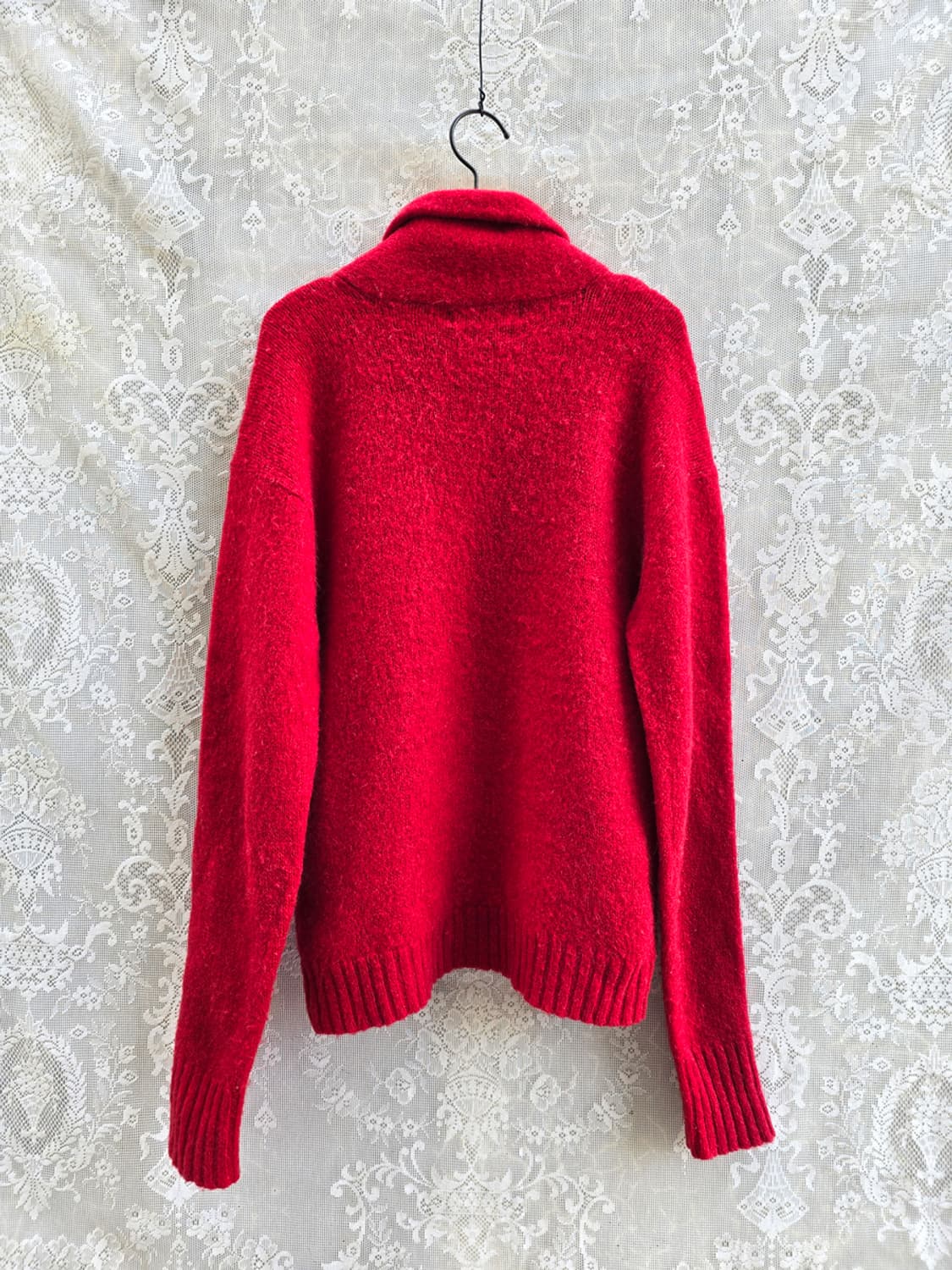 90s 폴로 랄프로렌 숄카라 울 니트 상품이미지5