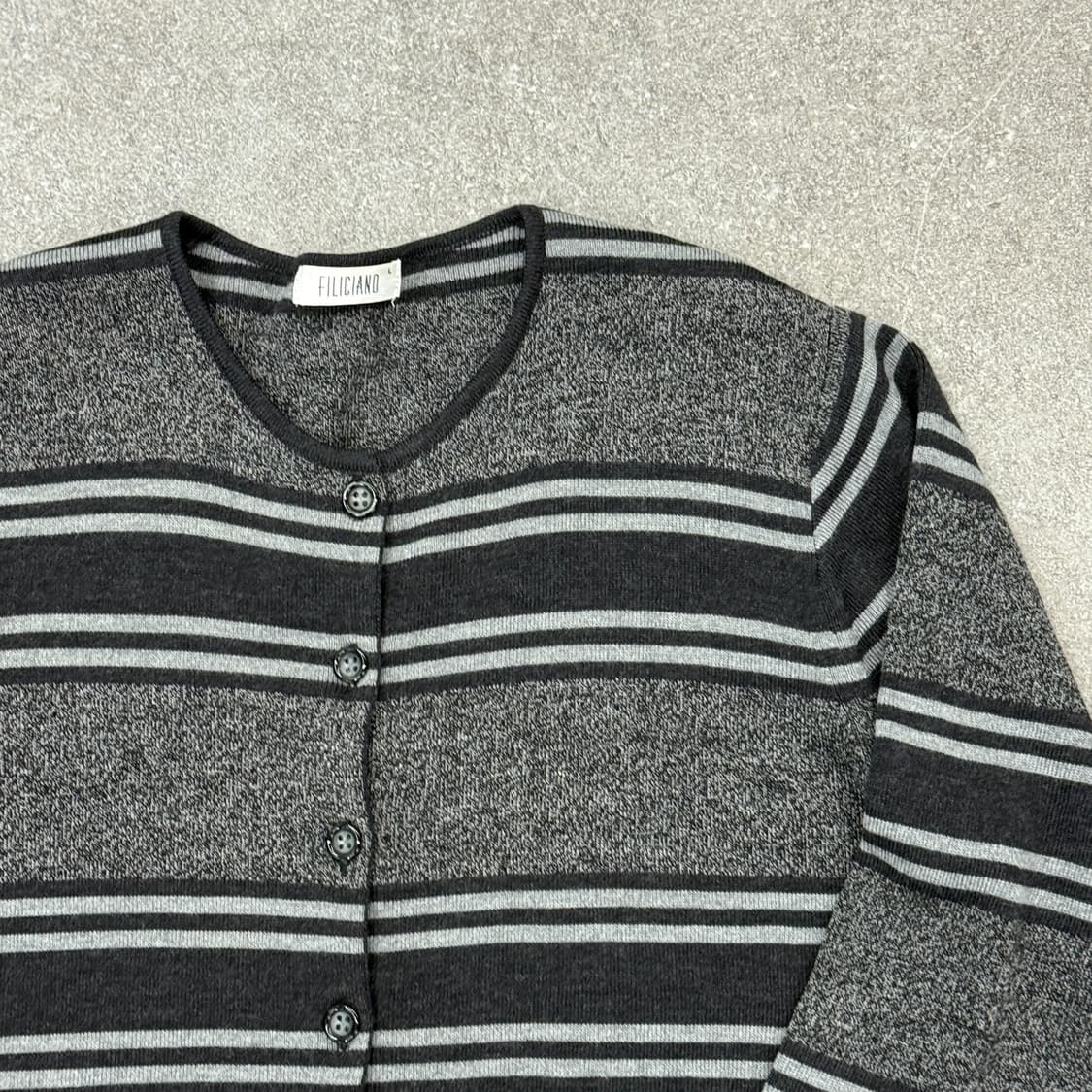 여성 스트라이프 롱 니트 가디건 상품이미지6