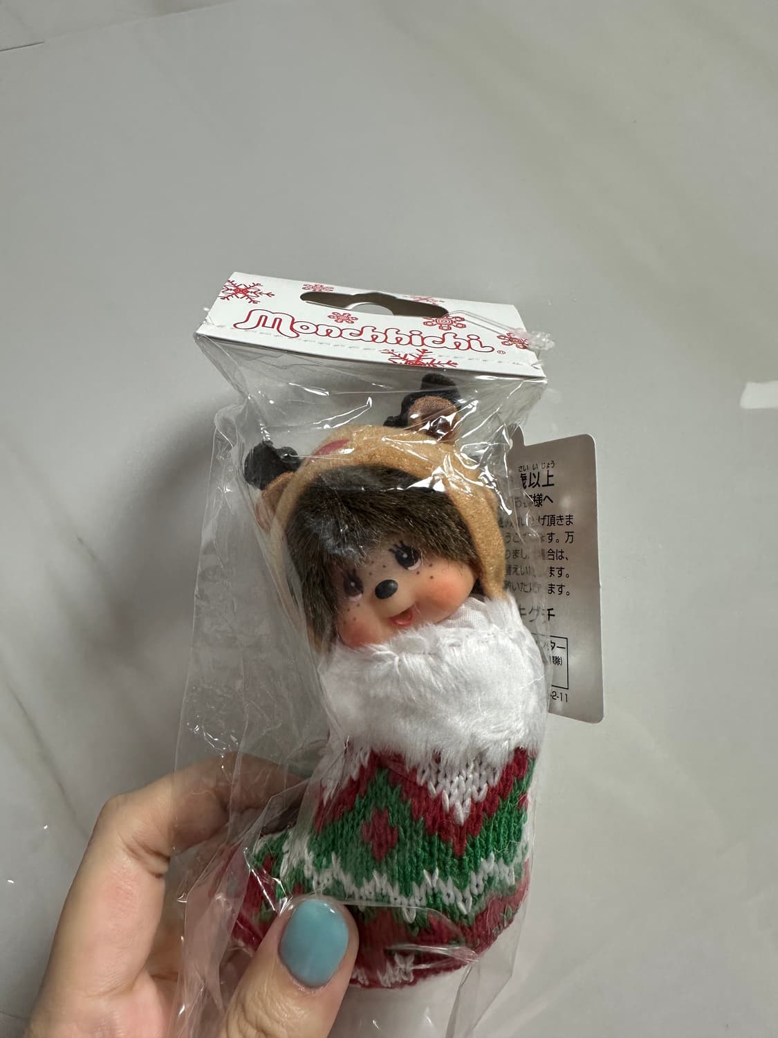 몬치치 미니 크리스마스 사슴 양말 키링 상품이미지1