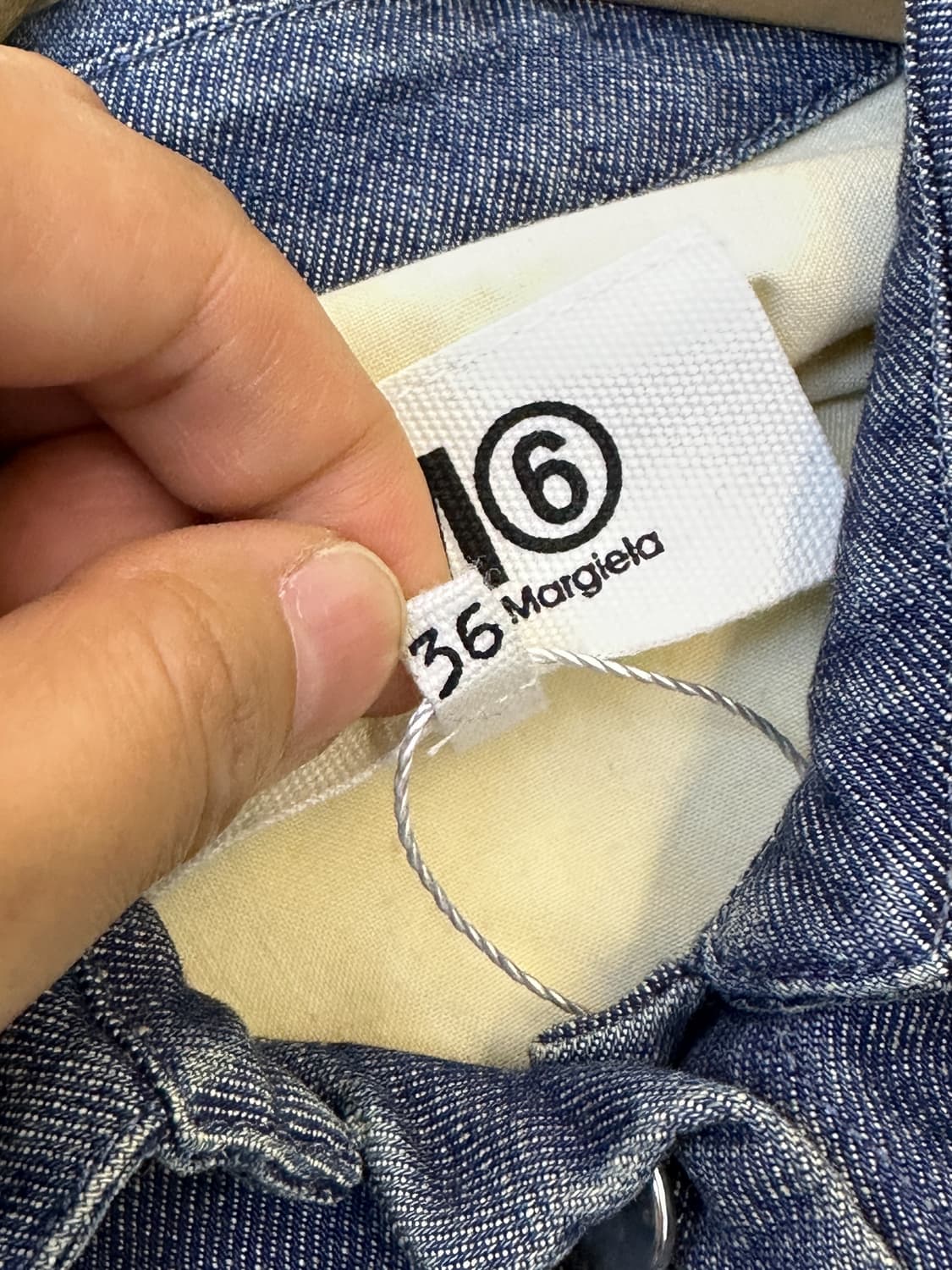 MM6 바이 메종 마르지엘라 15SS 투포켓 데님 셔츠 상품이미지6