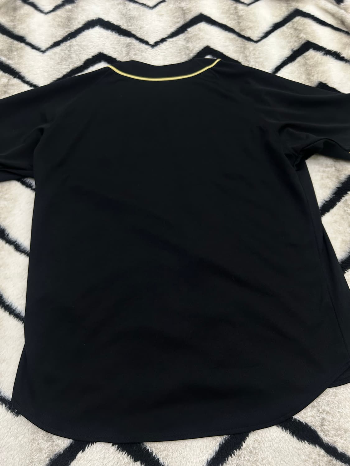 [2XL]최강몬스터즈 반팔유니폼/골드블랙 상품이미지4