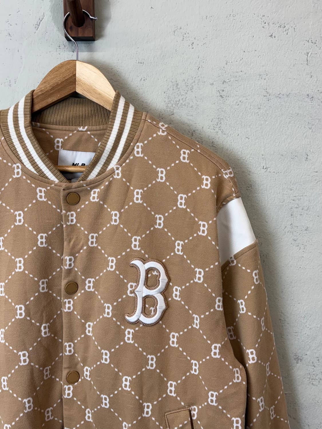 MLB 엠엘비 모노그램 보스턴 바시티 자켓 상품이미지3