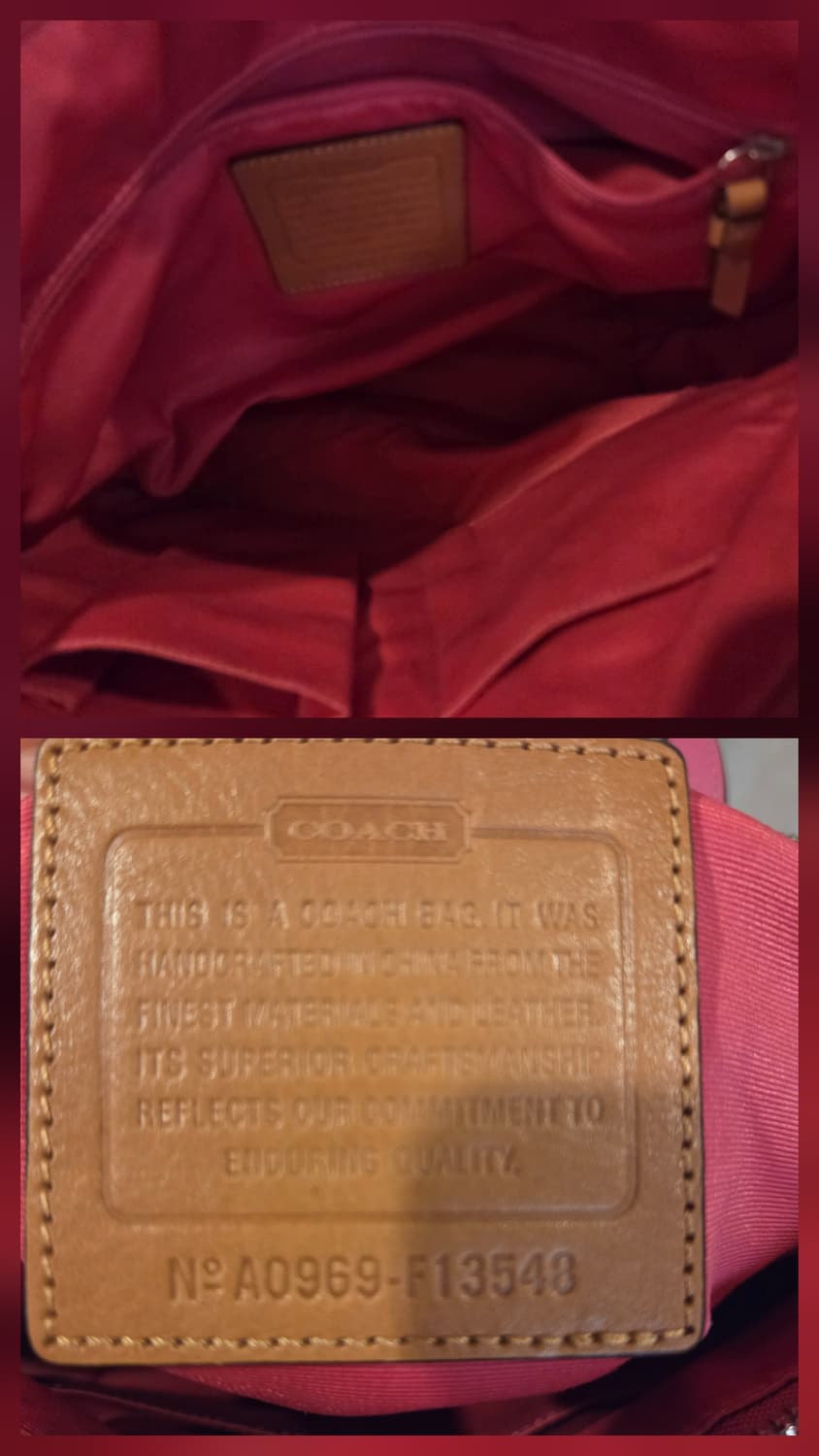 y2k 올드 코치 시그니처 숄더백 상품이미지9
