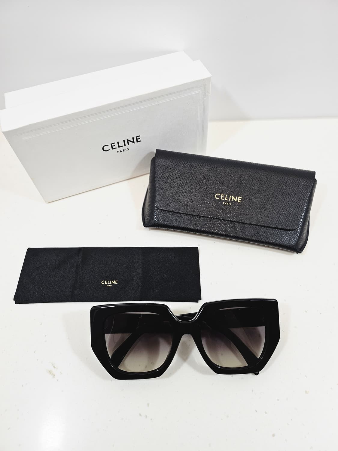 [정품]셀린느 트리옹프 아시안핏 버터플라이선글라스 CL40239F 01F 상품이미지1