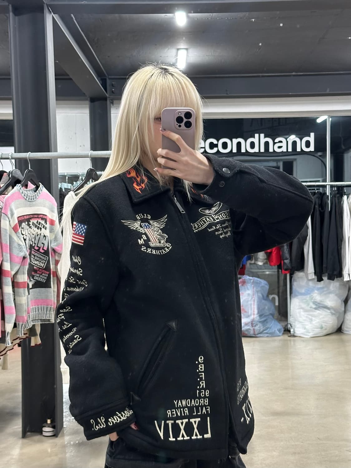 벤슨  울 모터사이클 자켓 상품이미지1