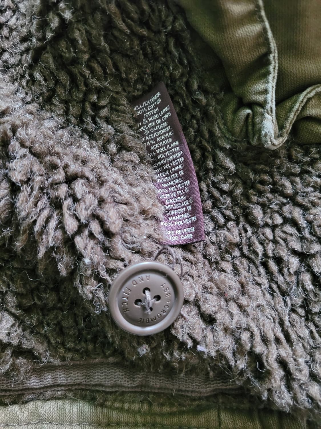 아베크롬비 Abercrombie 윌콕스 울프죠 대장급 헤비야상자켓 110 상품이미지8