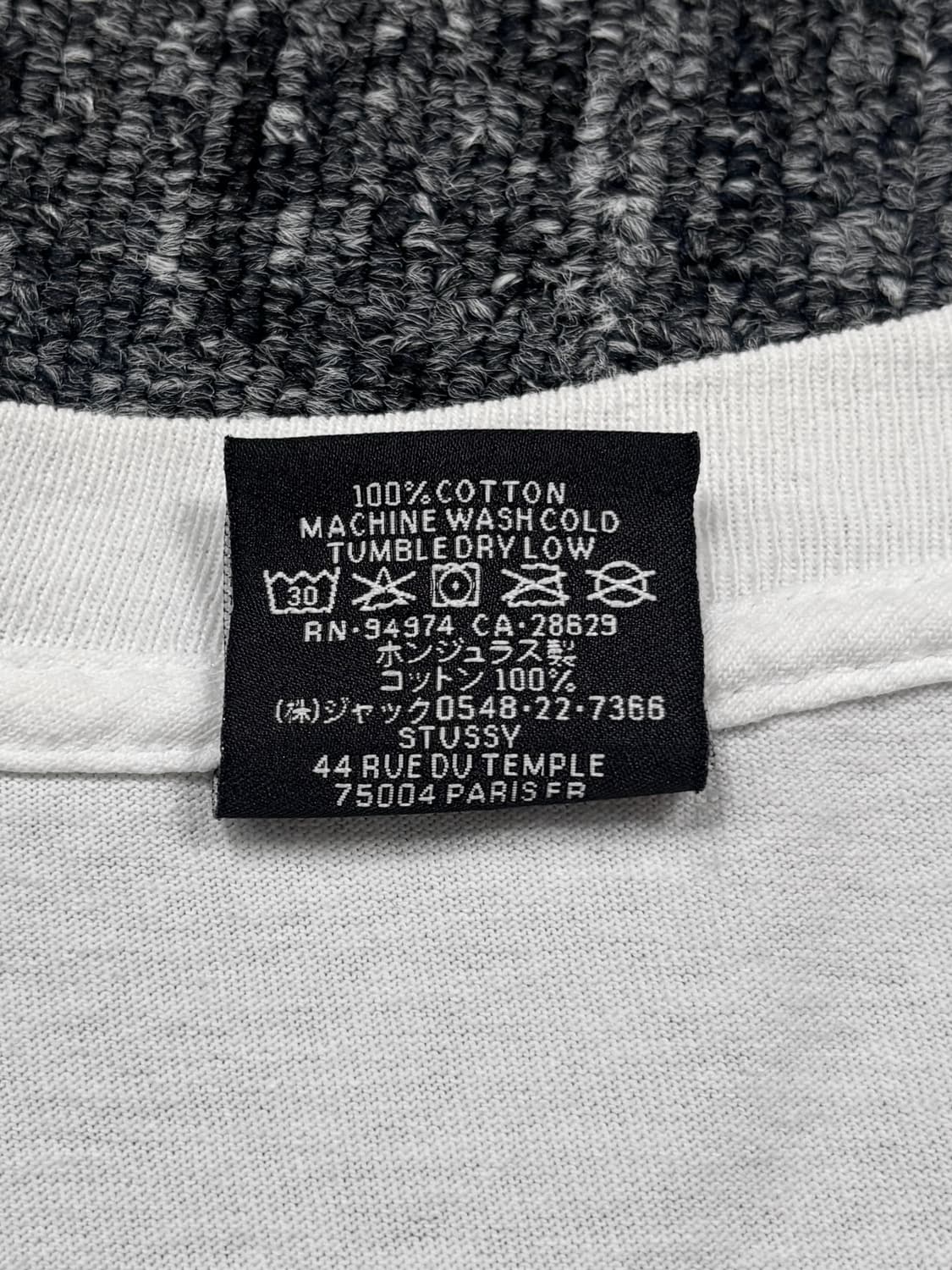 스투시 화이트 롱슬리브 상품이미지7