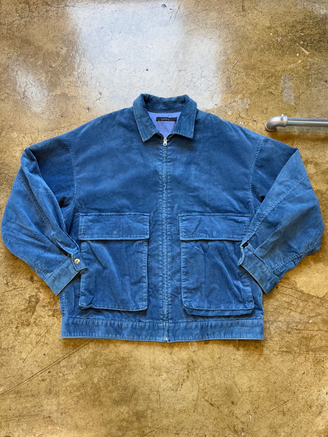 레이지블루 코듀로이 투포켓 재킷 상품이미지1