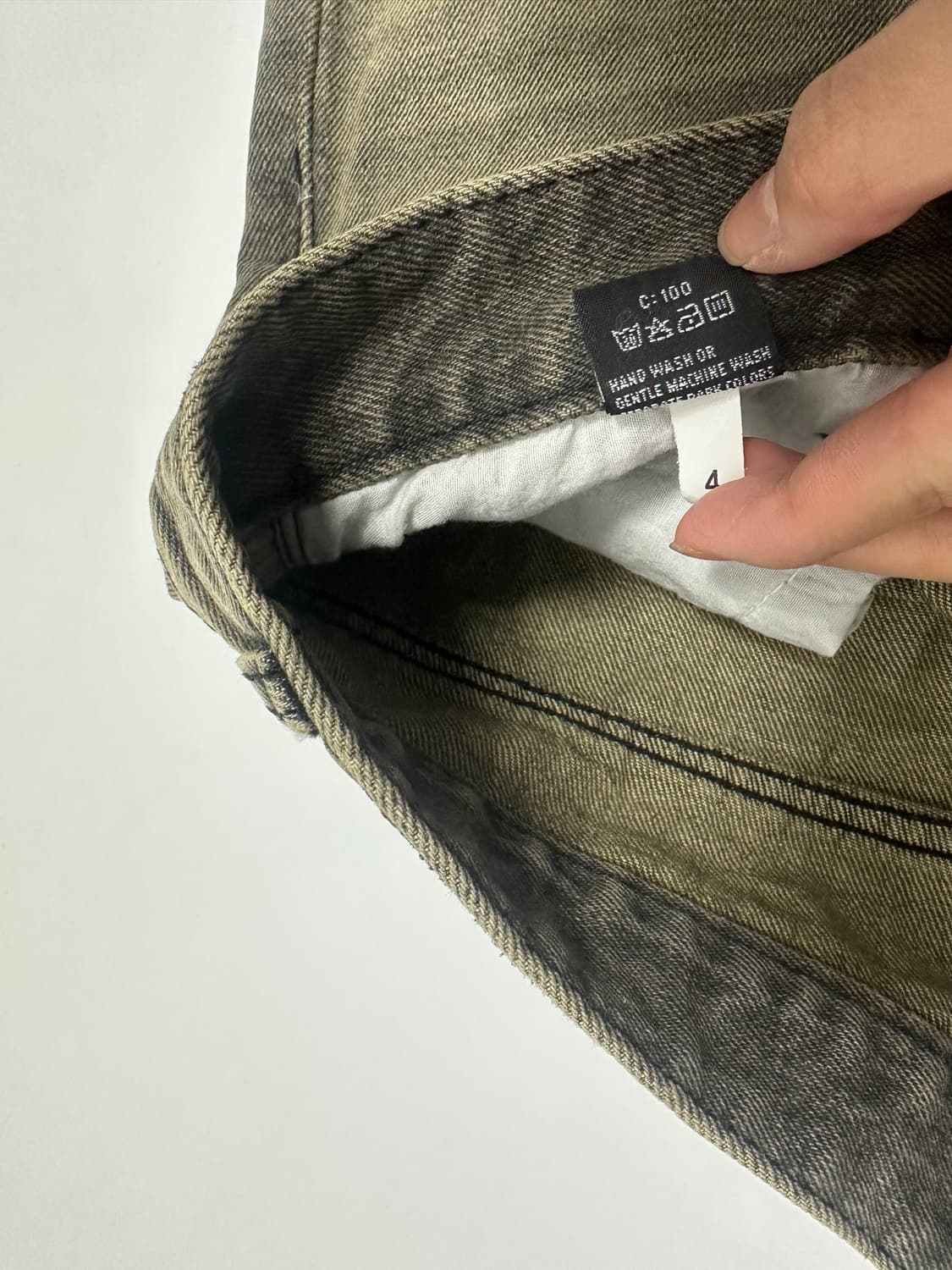 빈티지 워싱 데님팬츠  상품이미지5