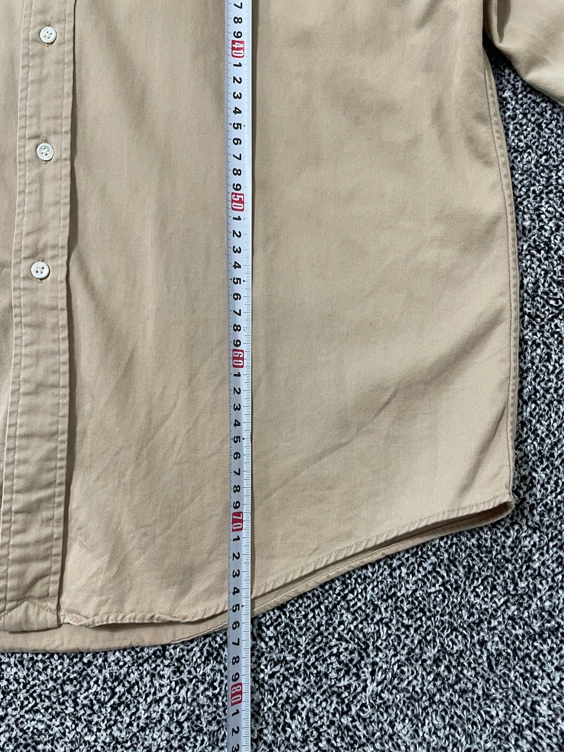 빈티지9. 폴로랄프로렌 폴로셔츠 코튼 셔츠 남방 베이지 상품이미지5