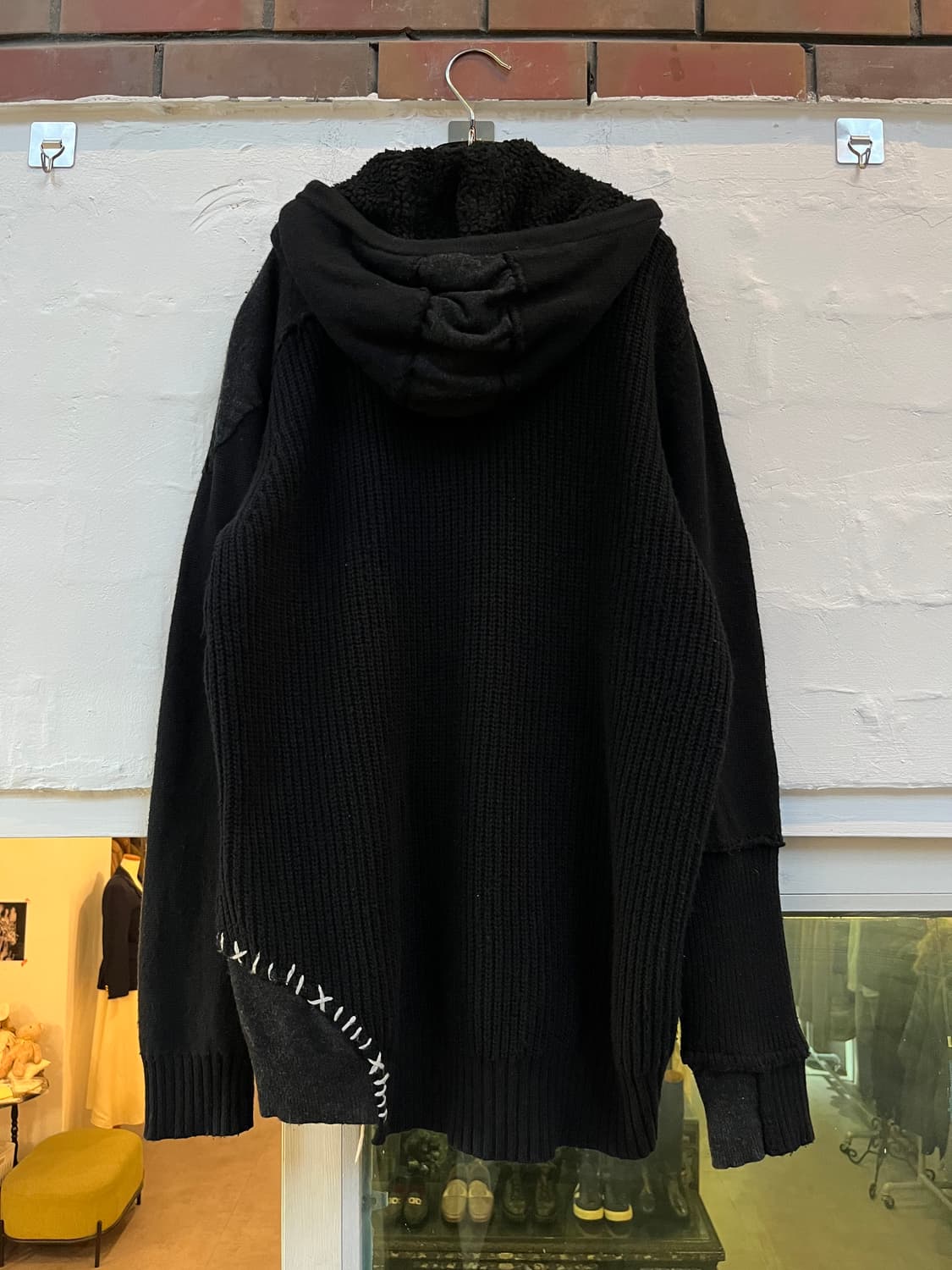 Diesel 디젤 패치워크 후드 집업 자켓 상품이미지7