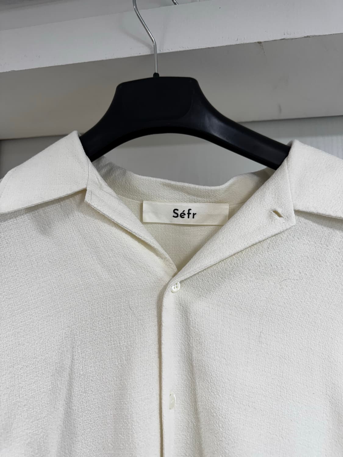 Sefr 람포아 화이트 셔츠 L 상품이미지2