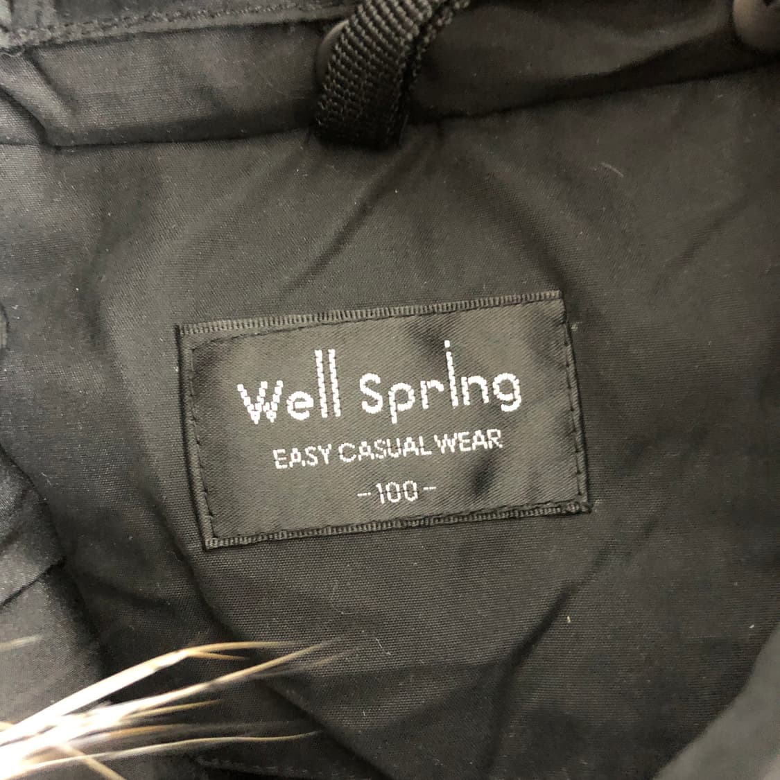 웰스프링 너구리퍼 다운 패딩 L 상품이미지2