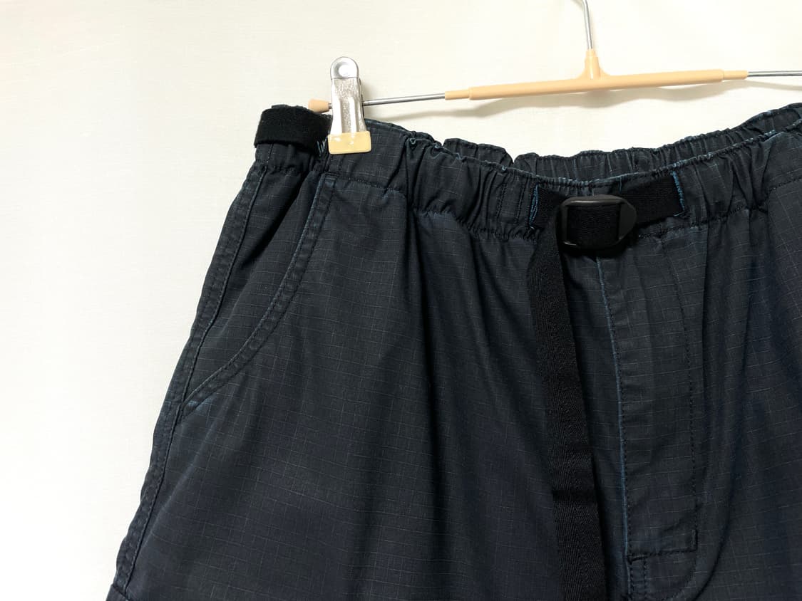 칼하트 wynton 립스탑 코튼 밴딩 벨트 카고쇼츠 반바지 L _ 블랙 상품이미지4