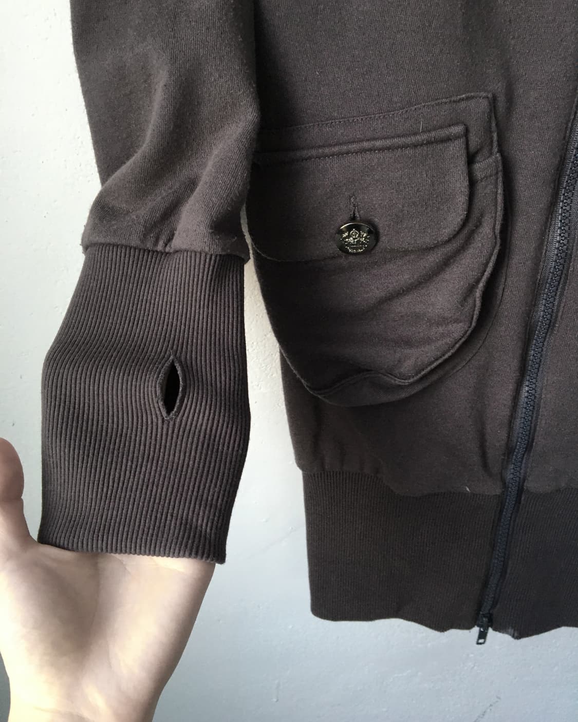 Belted high neck zip up 상품이미지4