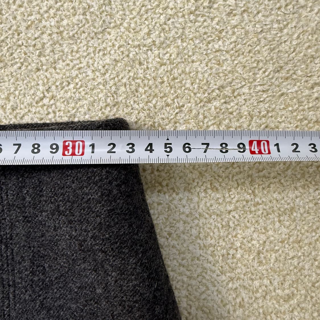 [S] 빈티지 멜론 그레이 모직 스커트 0102T1 상품이미지5