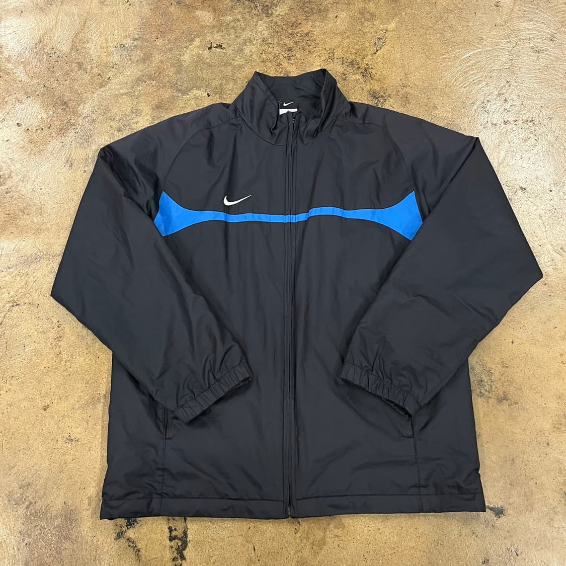 [정품/M] 나이키 블랙 블루 바람막이 자켓 b13 상품이미지2
