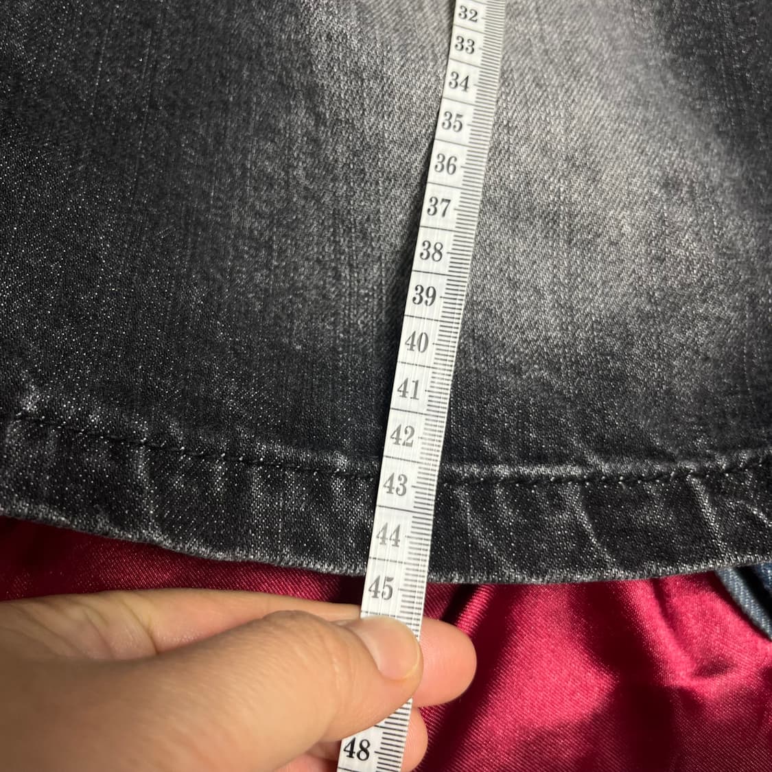 Avan 어반드레스 블랙 데님 반바지 S 상품이미지7