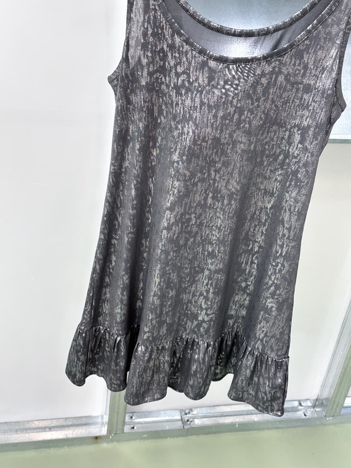 charcoal silver long sleeveless 상품이미지2