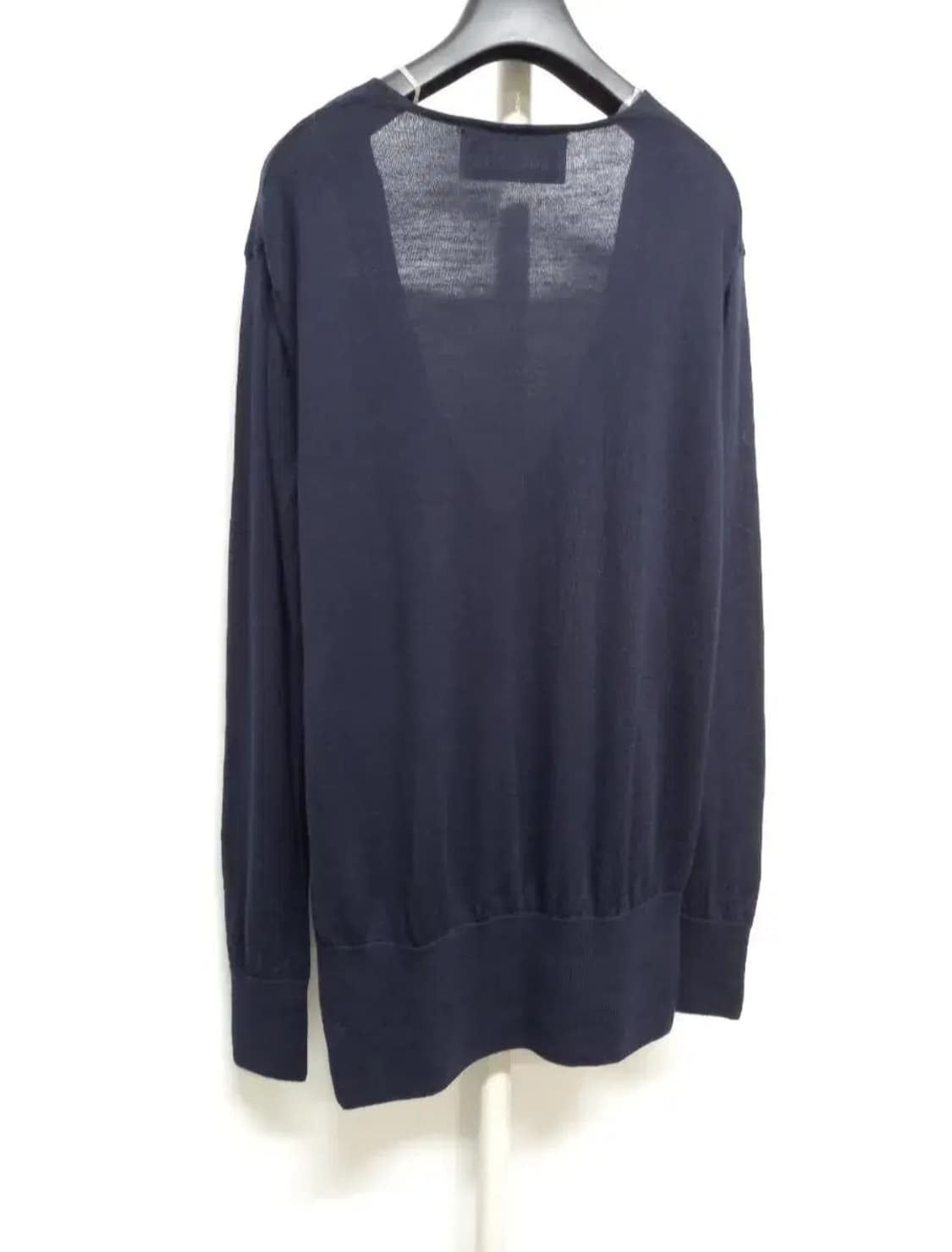 럭키슈에뜨 춘추  얇은 롱 니트블라우스 F 상품이미지5