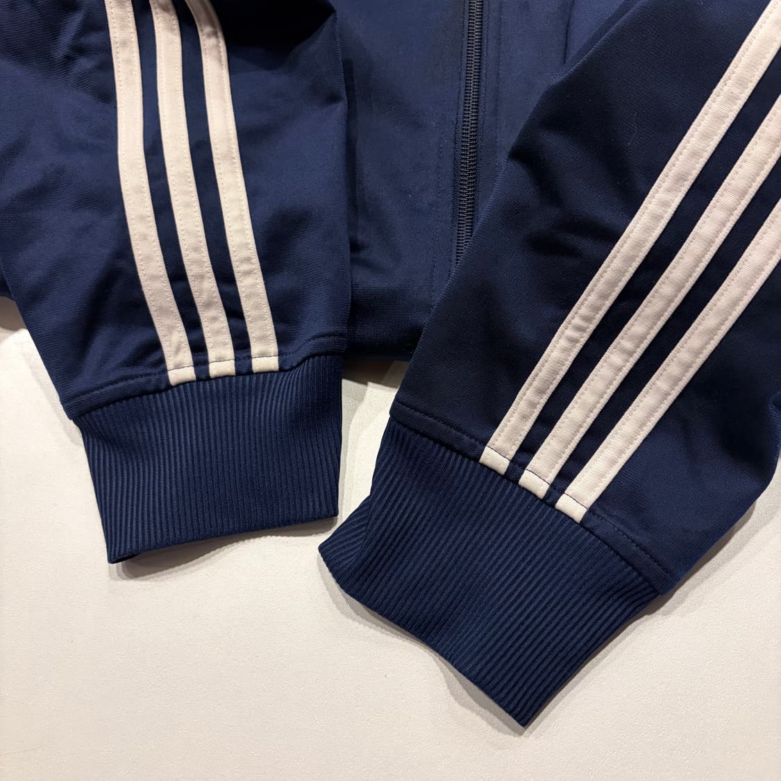 [XL] 11s 아디다스 파이어버드 네이비 삼선 트랙탑 져지 D648 상품이미지5