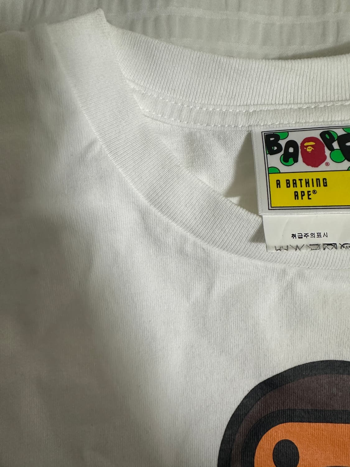 [L] 베이프X산리오 배드바츠마루 티셔츠 상품이미지5