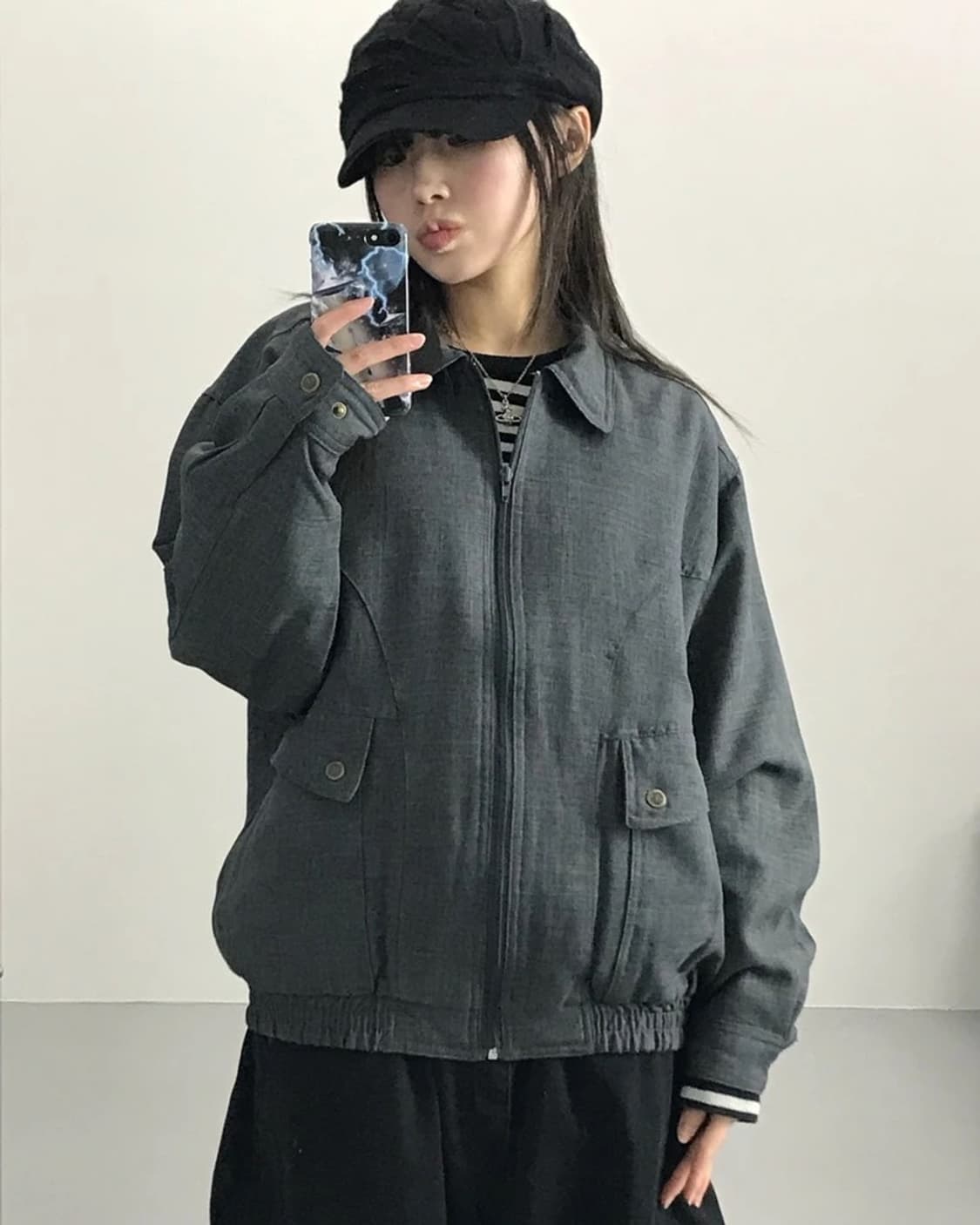 Japan Vintage Harrington Jacket 상품이미지3