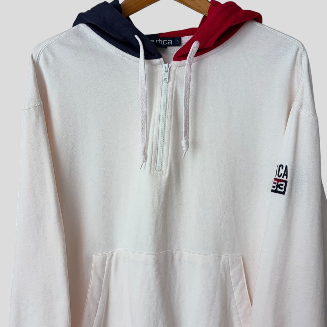 (L)Nautica 노티카 하프집업 후드티셔츠 상품이미지2