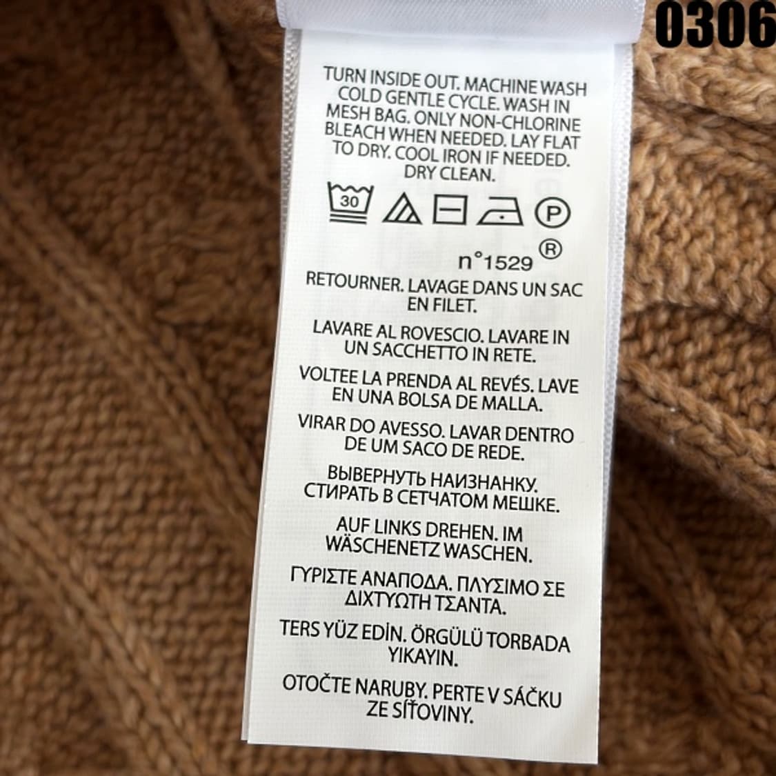 폴로 랄프로렌 클래식 케이블 니트 XL 0306 신형 상품이미지8