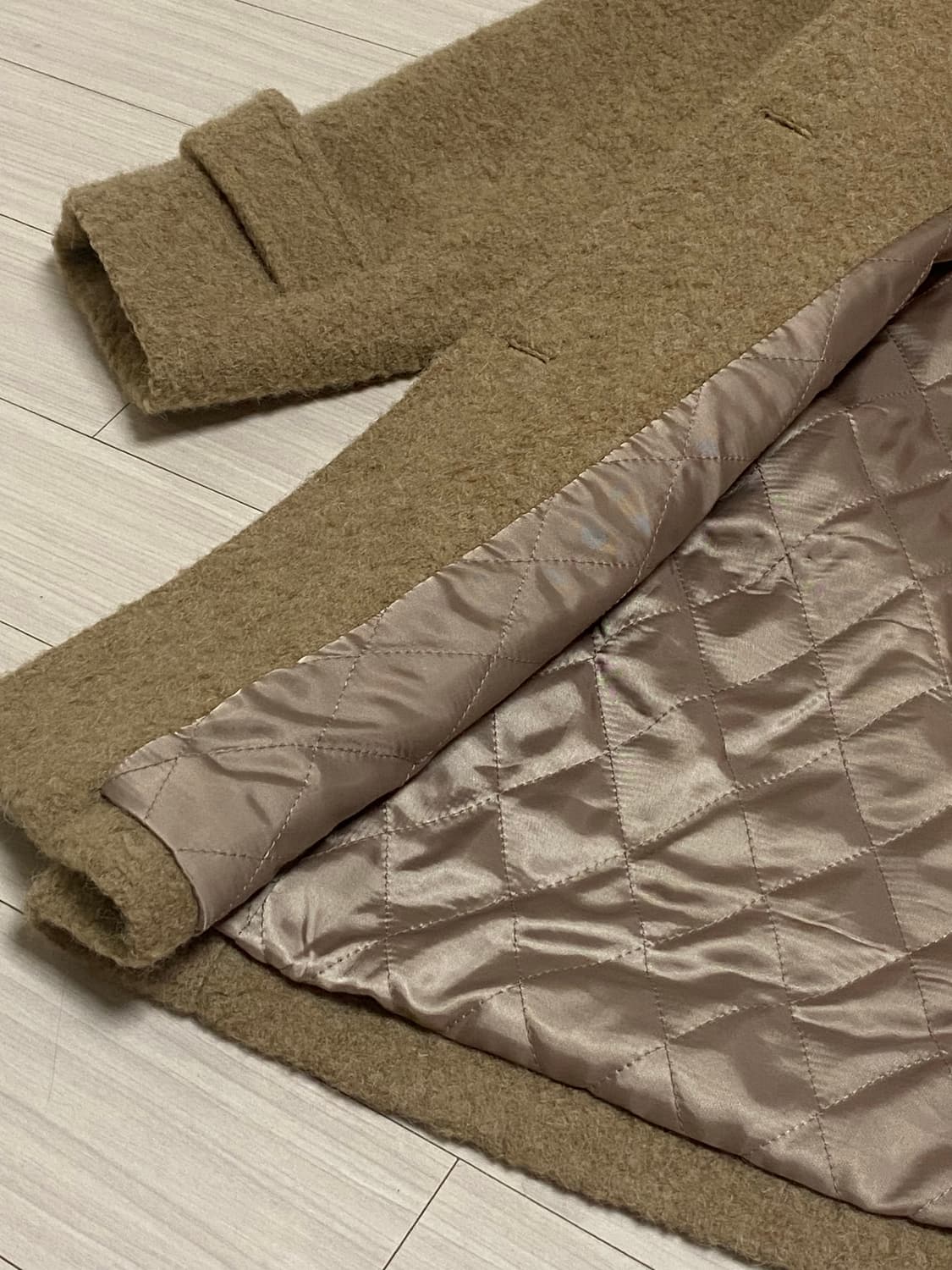 던스트 알파카 맥 코트(카멜) s 판매합니다 상품이미지7