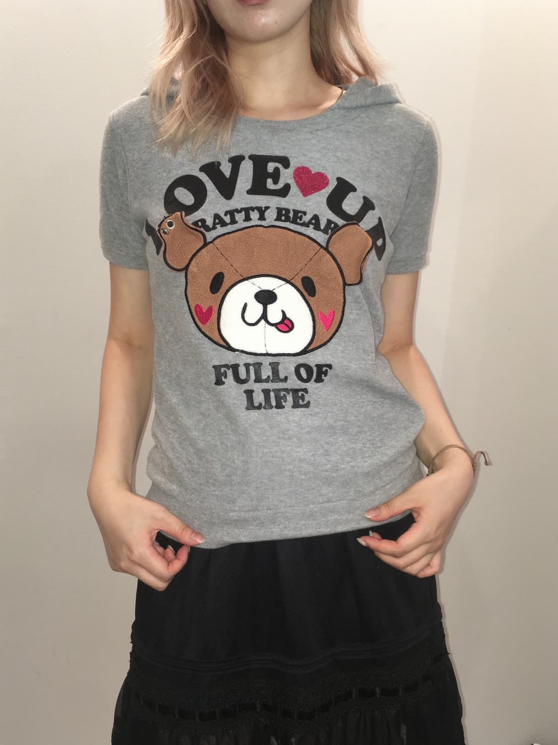 jpn vintage teddy bear half hood 상품이미지1