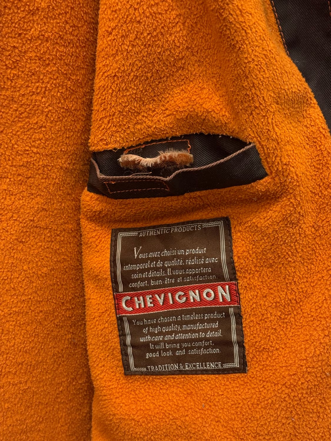 CHEVIGNON Contrast Panel Hooded Fleece-L 상품이미지9