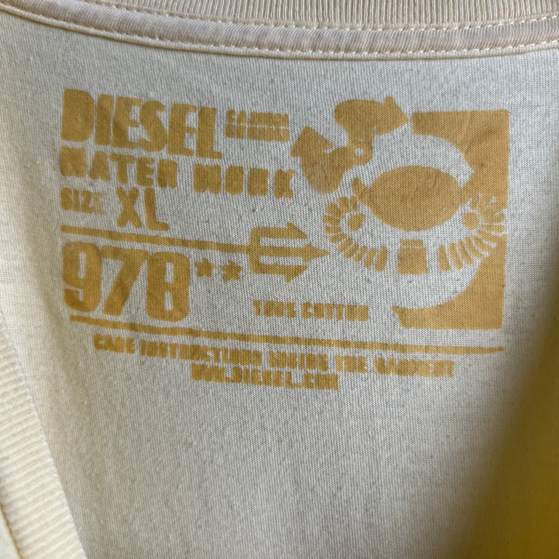 Diesel 디젤 빈티지 그래픽 반팔 티셔츠 XL 상품이미지4
