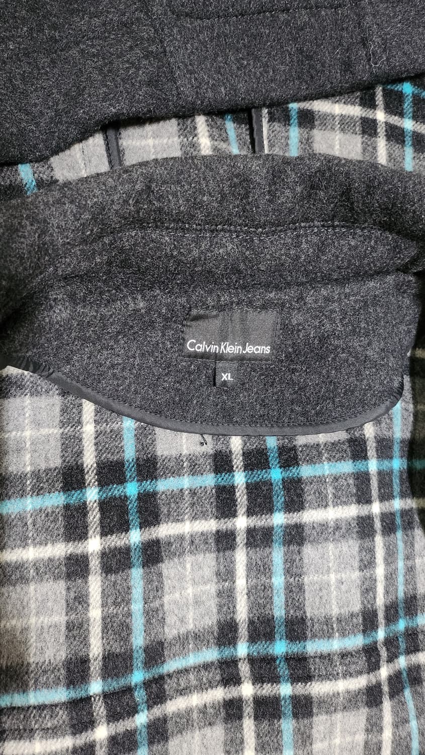 Calvin Klein 캘빈클라인 캐시미어 울 더플 코트 (캐시미어10% 상품이미지5