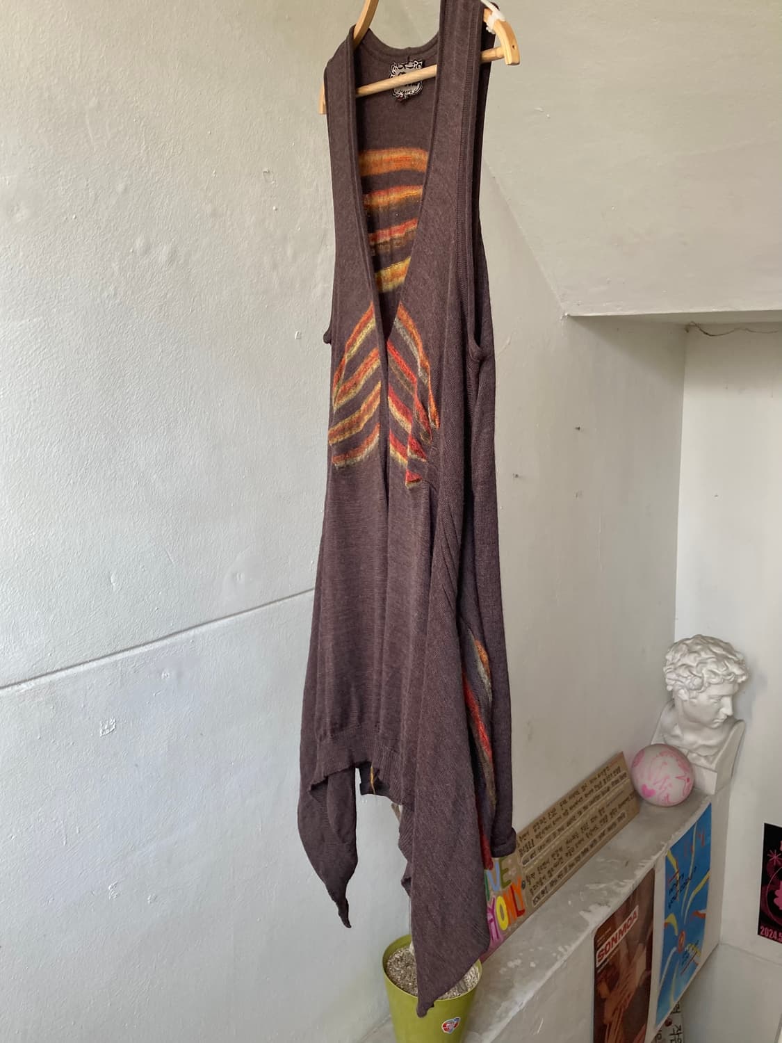 울 75% 에스닉 레이어드 원피스 상품이미지4